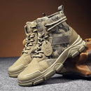 Men's Fashion Camouflage Military Boots Outdoor Shoes - 602 - Tuzzut.com Qatar Online Shopping