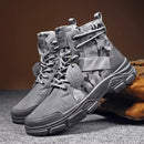 Men's Fashion Camouflage Military Boots Outdoor Shoes - 602 - Tuzzut.com Qatar Online Shopping