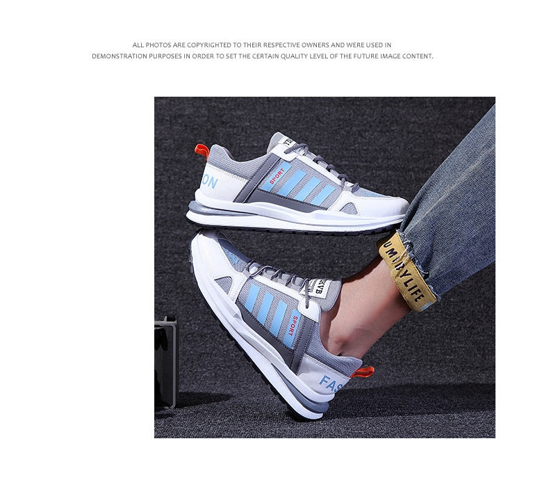 Men's Comfortable Sports Sneaker Running Shoes - AG12 - Tuzzut.com Qatar Online Shopping
