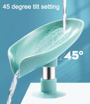 Leaf-Shape Self Draining Soap Dish Holder - Tuzzut.com Qatar Online Shopping