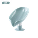 Leaf-Shape Self Draining Soap Dish Holder - Tuzzut.com Qatar Online Shopping