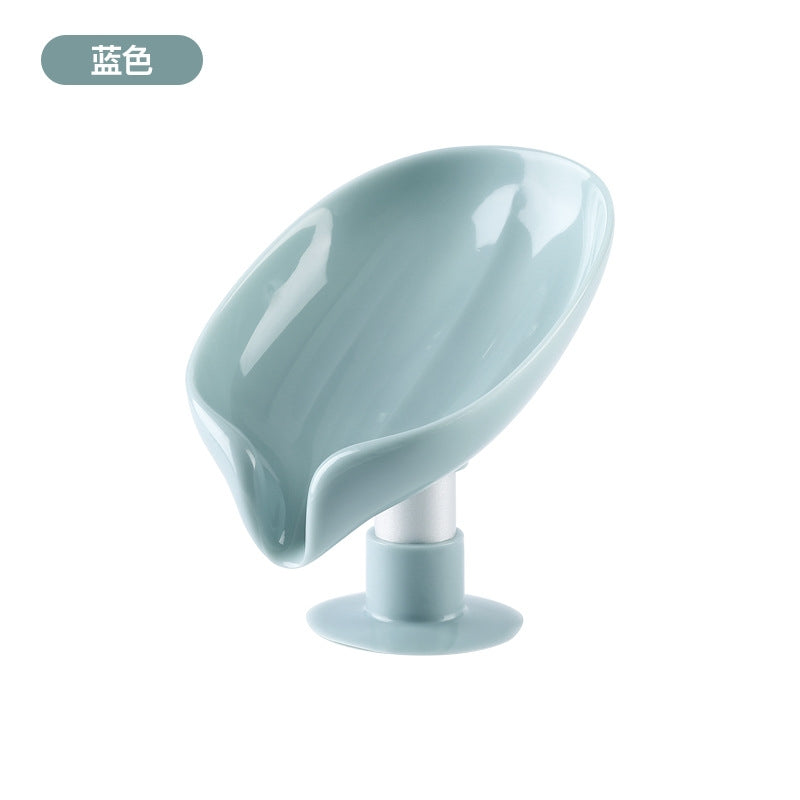 Leaf-Shape Self Draining Soap Dish Holder Leaf-Shape Self Draining Soap Dish Holder