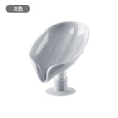 Leaf-Shape Self Draining Soap Dish Holder - Tuzzut.com Qatar Online Shopping