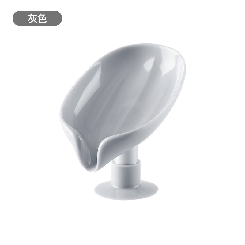 Leaf-Shape Self Draining Soap Dish Holder Leaf-Shape Self Draining Soap Dish Holder