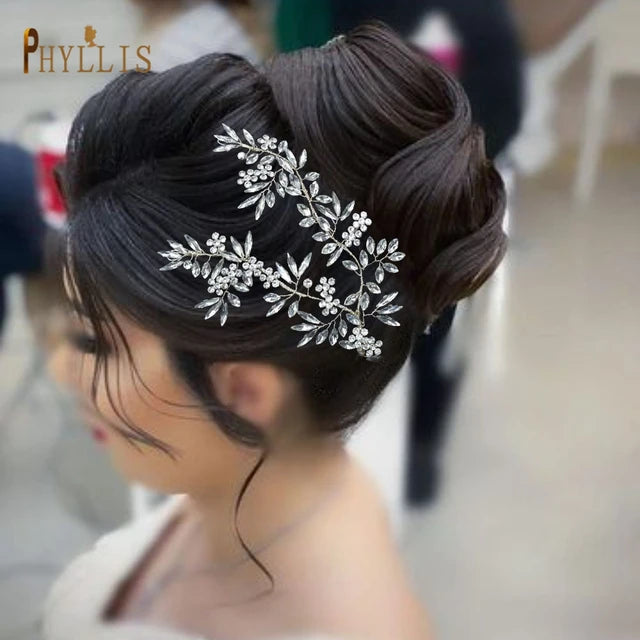 Bridal Tiaras for Wedding Headpieces Bride Hair Jewelry Gift Rhinestone Hair Piece Crystal Bridesmaid Headpiece Headwear - S469375168 - Tuzzut.com Qatar Online Shopping
