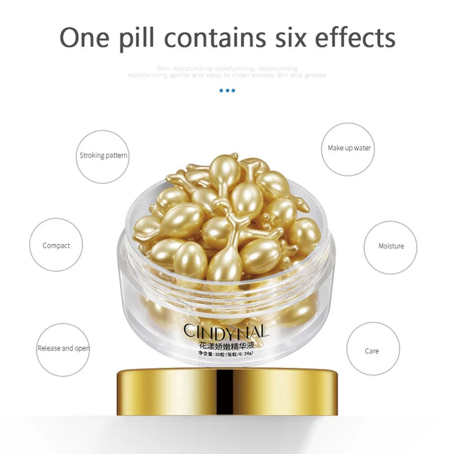 CINDYNAL Flower Delicate Essence Placenta Capsule Essence Cream 30pcs CINDYNAL Flower Delicate Essence Placenta Capsule Essence Cream 30pcs