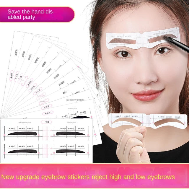 12 Eyebrow Shape Card Conjoined Eyebrow Stickers Simple Seconds To Complete 12 Eyebrow Shape Card Conjoined Eyebrow Stickers Simple Seconds To Complete