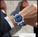 Rotating Sky Star Luxury NewBrand Watch Men's Fashion Moon Watches Waterproof Luminous Man Clock Time-Battery Operated - Tuzzut.com Qatar Online Shopping