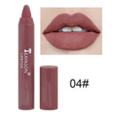 TEAYASON Matte Lipstick Waterproof Long Lasting Color Rendering Non-stick Velvet Lips Liner Pencil Woman Makeup Cosmetics - Tuzzut.com Qatar Online Shopping