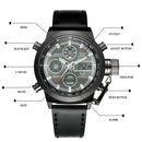 Mens Watches Men Analog Digital Dual Display Watches - 0031 - Tuzzut.com Qatar Online Shopping