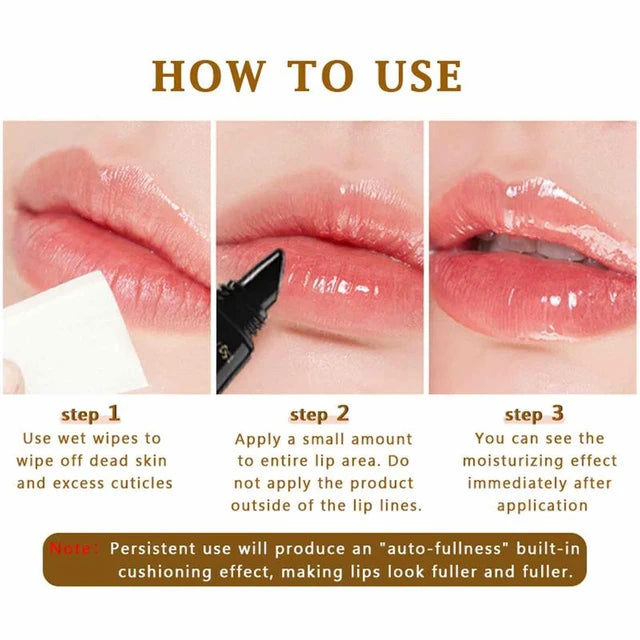 Moisturizing Gloss Plumping Lip Gloss Natural Lip Care Supplies For Moisturizing And Relieving Dry And Peeling Lip Skin - Tuzzut.com Qatar Online Shopping