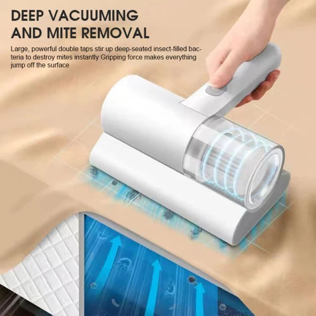 Cordless Rechargeable Dust Suction Mite Remover Vacuum Cleaner - Tuzzut.com Qatar Online Shopping