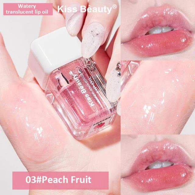 Kiss Beauty Starry Lip Gloss Translucent Lip Oil Fruity scent Lipgloss - Tuzzut.com Qatar Online Shopping
