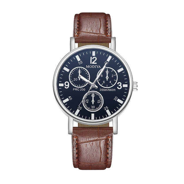 Quartz Wristwatch Luminous Men belt Watches Classic Calendar Mens Business Steel Watch - Tuzzut.com Qatar Online Shopping