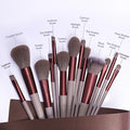13 Pcs Makeup Cosmetic Brushes Set Soft and Fine - TUZZUT Qatar Online Store