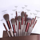 13 Pcs Makeup Cosmetic Brushes Set Soft and Fine - Tuzzut.com Qatar Online Shopping