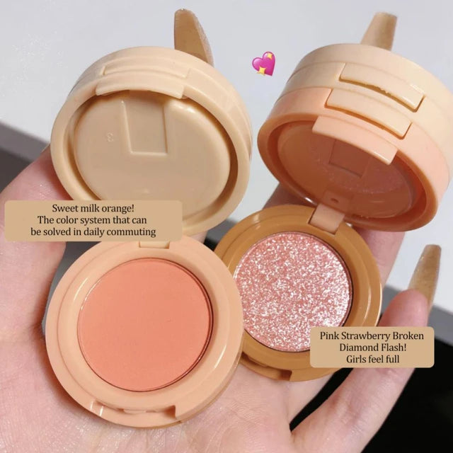 3-in-1 Makeup Palette Blush Highlighter Contouring All-in-one Palette Brightening Tone Retouching Lasting Face Makeup Waterproof - Tuzzut.com Qatar Online Shopping