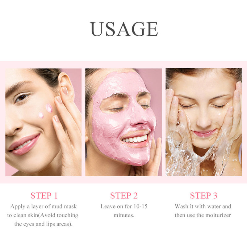 Sakura Mud Face Mask -6pcs Pack - Tuzzut.com Qatar Online Shopping