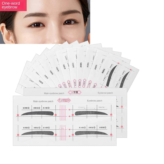 12 Eyebrow Shape Card Conjoined Eyebrow Stickers Simple Seconds To Complete 12 Eyebrow Shape Card Conjoined Eyebrow Stickers Simple Seconds To Complete
