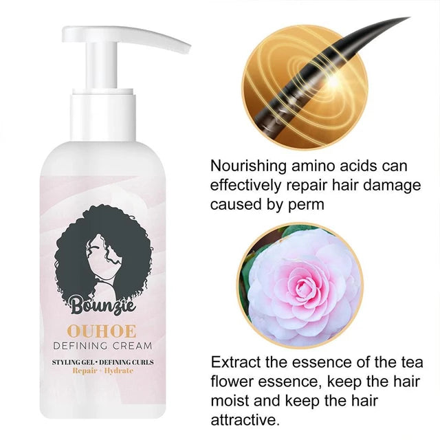 Perfect Curly Hair Cream, 50ml, Fast Acting Hair Care, Prevents Frizz, Restores Elasticity Control - Tuzzut.com Qatar Online Shopping