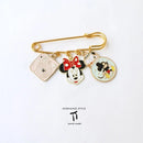Disney Mickey Minnie Mouse Pins Kawaii Brooch Pendant Metal Pin Alloy Brooches Jewelry for Children - Tuzzut.com Qatar Online Shopping