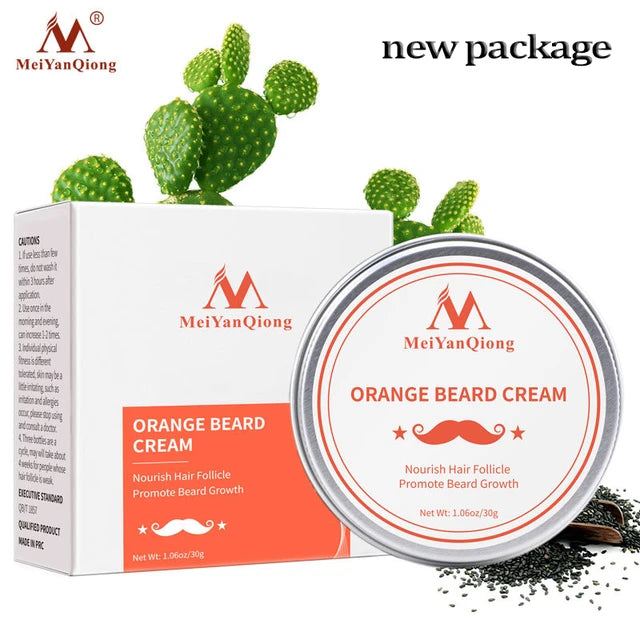 MeiYanQiong Men's Orange Beard Cream 30g - Tuzzut.com Qatar Online Shopping