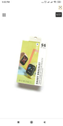 Smart Wristband BT Call S6 Heart Rate Blood Pressure Measurement - Black - Tuzzut.com Qatar Online Shopping