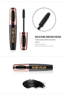 5d Silk Fiber Mascara, Eye Makeup Mask, Waterproof, Long Curled Lashes, Shiny Black - Tuzzut.com Qatar Online Shopping