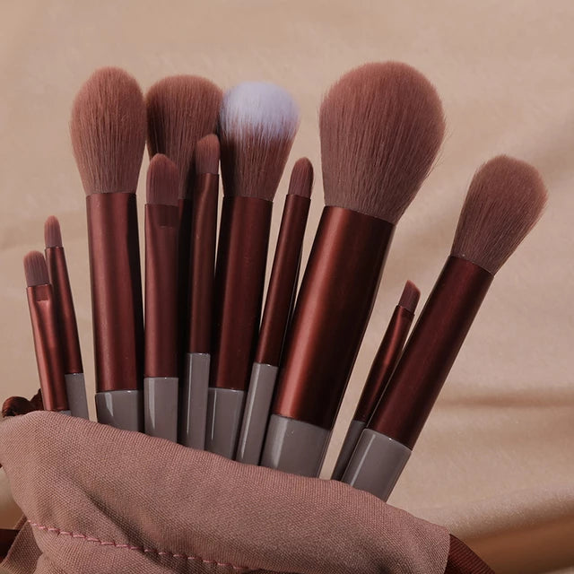 13 Pcs Makeup Cosmetic Brushes Set Soft and Fine 13 Pcs Makeup Cosmetic Brushes Set Soft and Fine