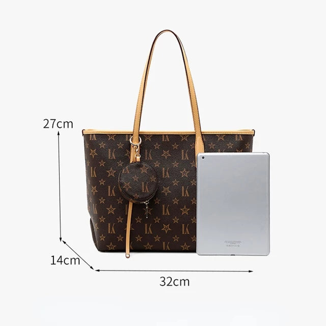 Simple Leisure Large-capacity Bag 2-in-1 Shoulder Bag Quacity Lightweight Tote Bag Multifunctional Handbag - Tuzzut.com Qatar Online Shopping