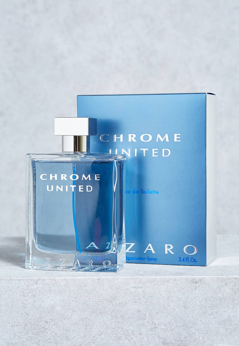 AZZARO Chrome United Eau de Toilette - 100 ml (For Men) - Tuzzut.com Qatar Online Shopping