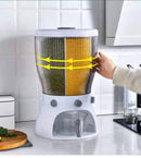 Rotatable Rice Pulse Cereal Dispenser 4 compartments - Tuzzut.com Qatar Online Shopping
