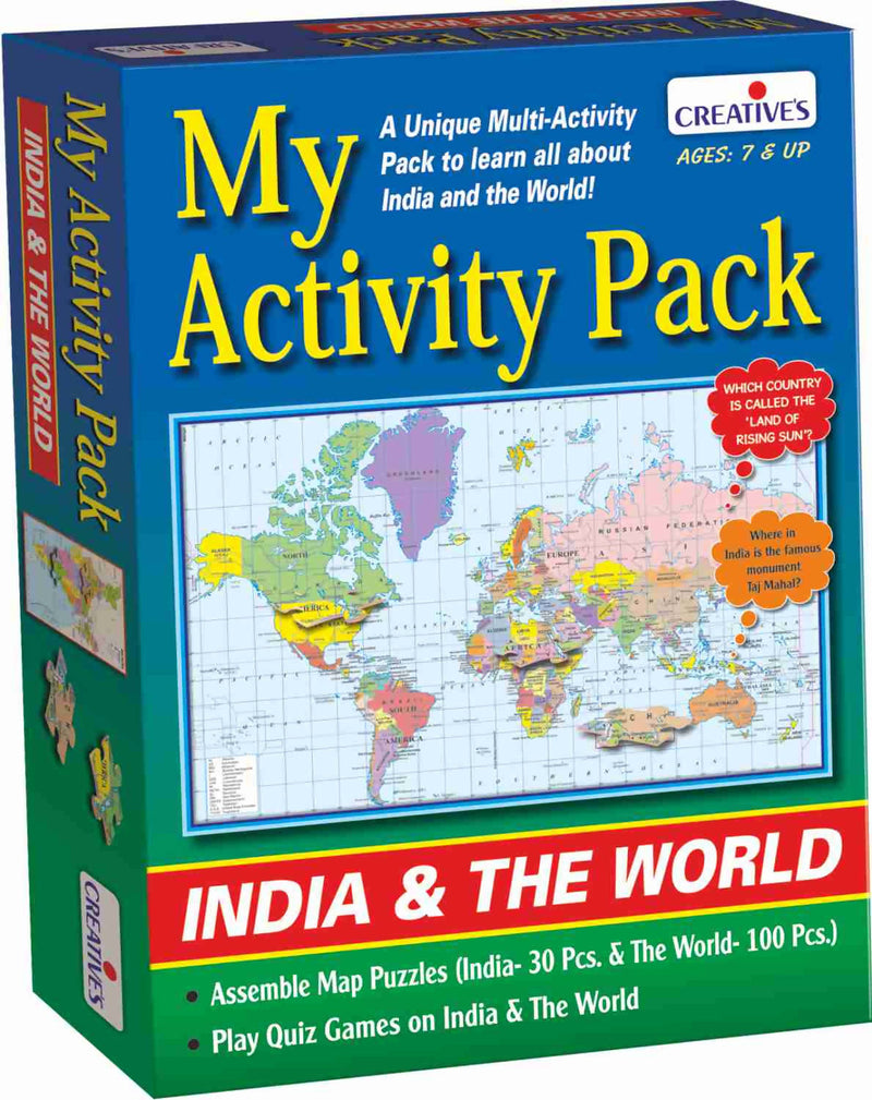My Activity Pack-India & the World - Tuzzut.com Qatar Online Shopping