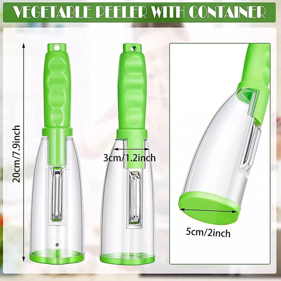 Easy Slicer Vegetable Peeler with Container Easy Slicer Vegetable Peeler with Container