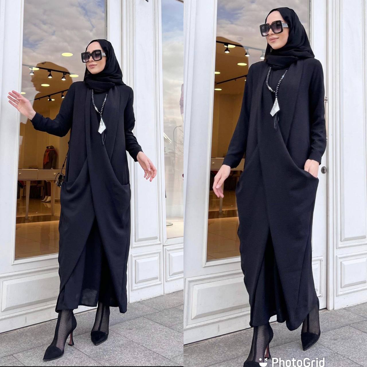 Tarzi Mahal Turkish Women's Ayrobin Maxi Dress-523 Black Tarzi Mahal Turkish Women's Ayrobin Maxi Dress-523 Black