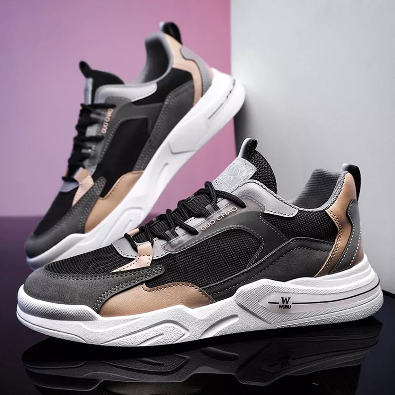 Men's Comfortable Sports Sneaker Running Shoes 8181 - Tuzzut.com Qatar Online Shopping