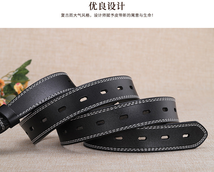 Women Fashion Genuine Leather Luxury Buckle Belt-M7213 - Tuzzut.com Qatar Online Shopping