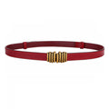 Women Fashion Thin Genuine Leather Luxury Adjustable Belt-W135 - TUZZUT Qatar Online Store