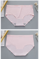10 Pcs Women's Chinlon Ice Soft Panties Summer Underwear - CN505 - Tuzzut.com Qatar Online Shopping
