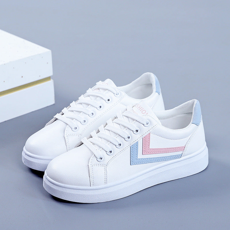 Women's White High Soled Sneaker Fashion Casual Shoes - 6617 Women's White High Soled Sneaker Fashion Casual Shoes - 6617