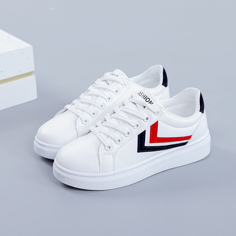 Women's White High Soled Sneaker Fashion Casual Shoes - 6617 Women's White High Soled Sneaker Fashion Casual Shoes - 6617