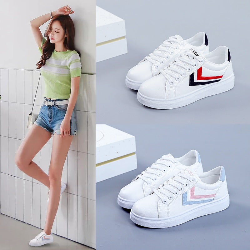 Women's White High Soled Sneaker Fashion Casual Shoes - 6617 Women's White High Soled Sneaker Fashion Casual Shoes - 6617