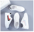 Women's White High Soled Sneaker Fashion Casual Shoes - 6617 - Tuzzut.com Qatar Online Shopping