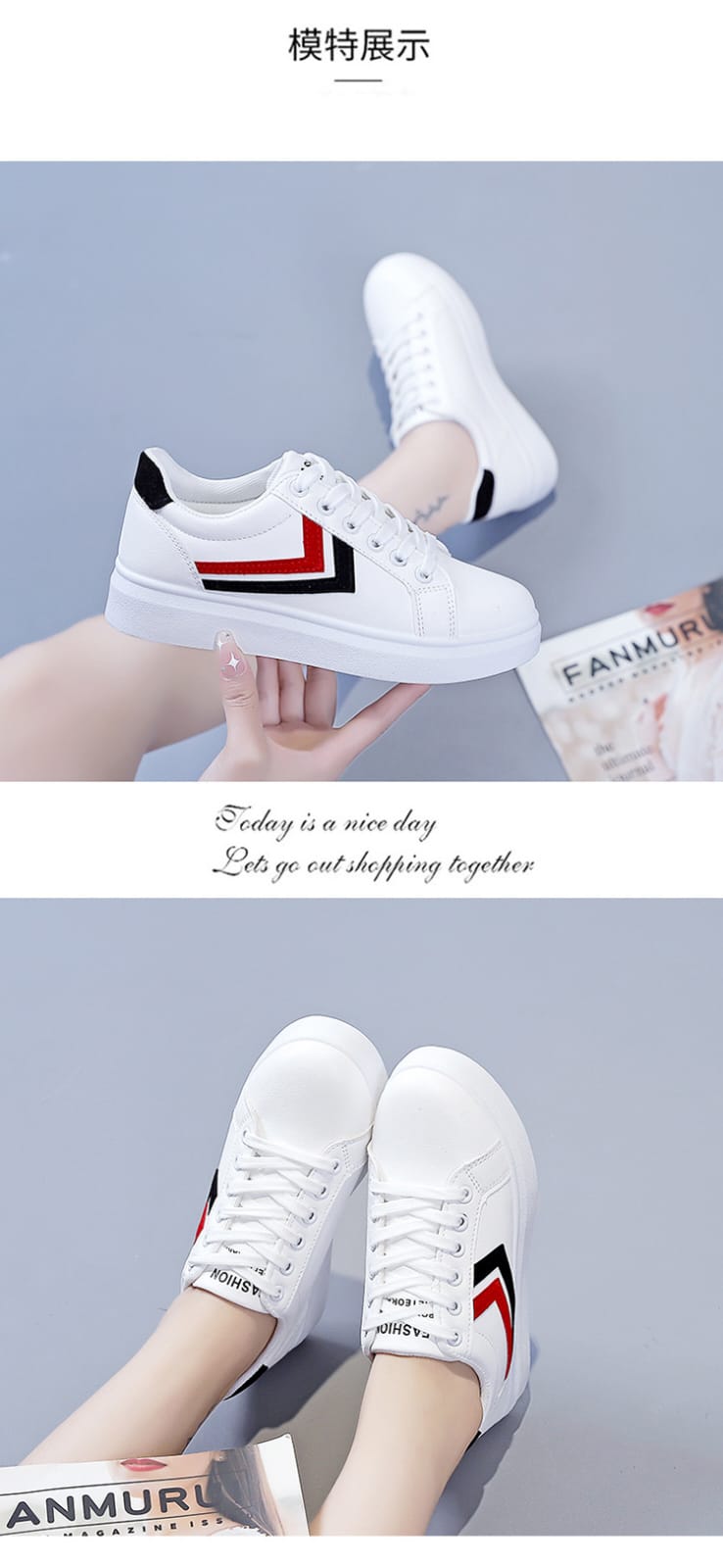 Women's White High Soled Sneaker Fashion Casual Shoes - 6617 Women's White High Soled Sneaker Fashion Casual Shoes - 6617