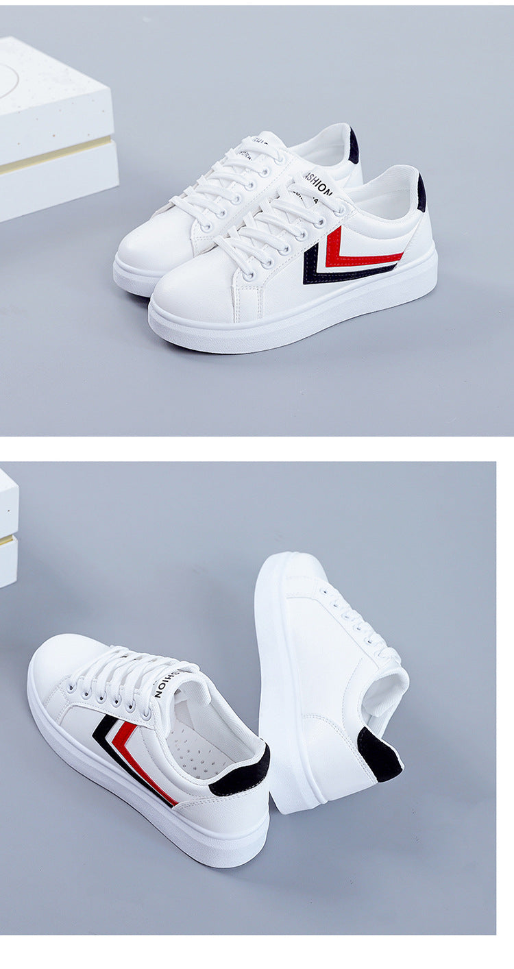 Women's White High Soled Sneaker Fashion Casual Shoes - 6617 Women's White High Soled Sneaker Fashion Casual Shoes - 6617