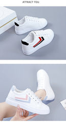 Women's White High Soled Sneaker Fashion Casual Shoes - 6617 - Tuzzut.com Qatar Online Shopping