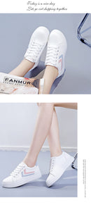 Women's White High Soled Sneaker Fashion Casual Shoes - 6617 - Tuzzut.com Qatar Online Shopping