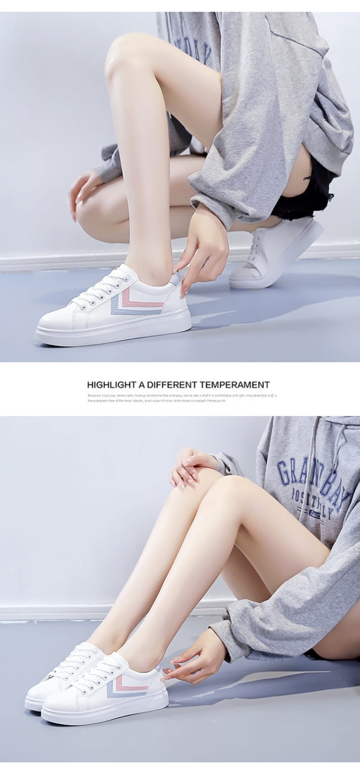 Women's White High Soled Sneaker Fashion Casual Shoes - 6617 Women's White High Soled Sneaker Fashion Casual Shoes - 6617