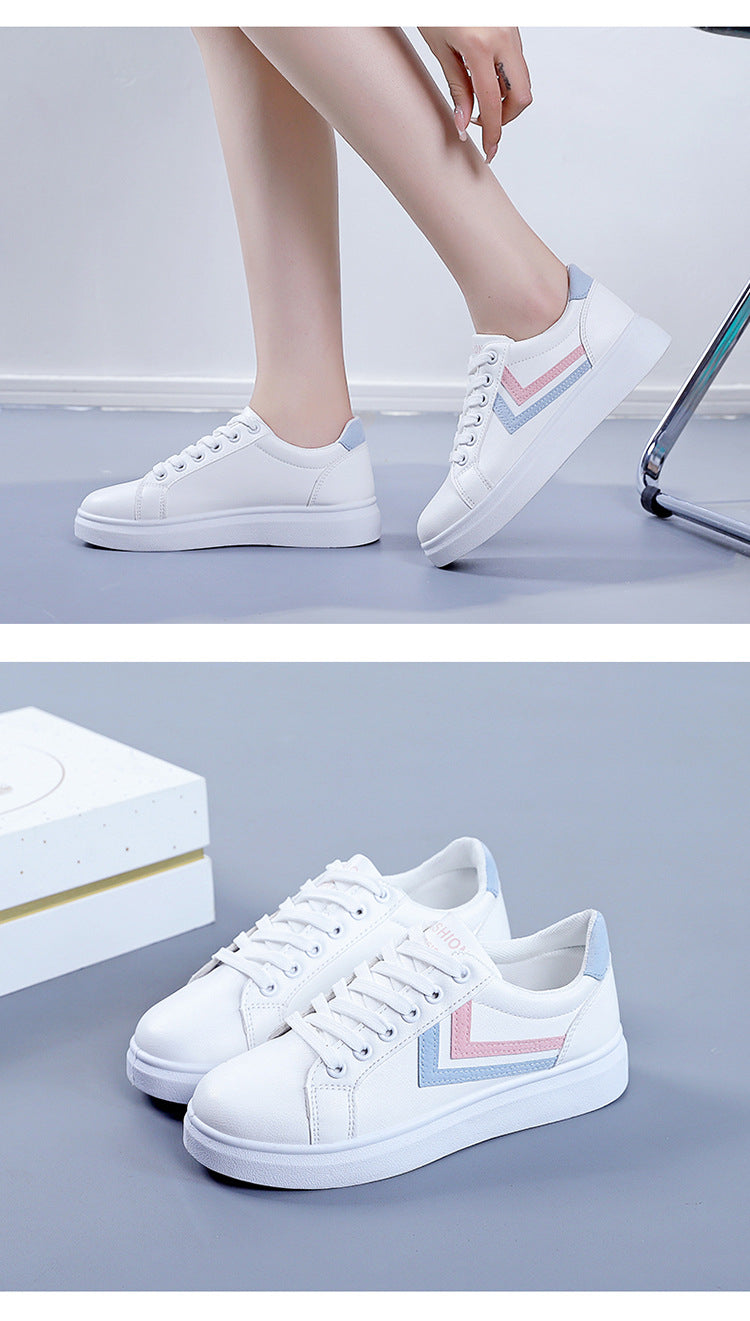 Women's White High Soled Sneaker Fashion Casual Shoes - 6617 Women's White High Soled Sneaker Fashion Casual Shoes - 6617