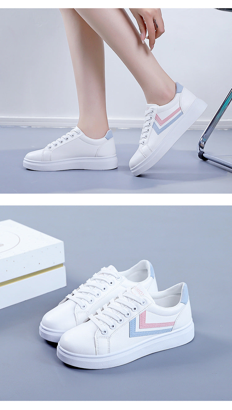 Women's White High Soled Sneaker Fashion Casual Shoes - 6617 - Tuzzut.com Qatar Online Shopping